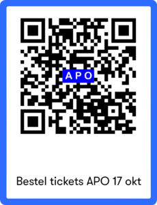 Bestel hier tickets voor zaterdag 17 oktober 2026